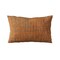 Edge Collections - Double sided 18" x 18" - Orange - Geometric Luxury Throw Pillow for Trendy Interiors - 1 Piece